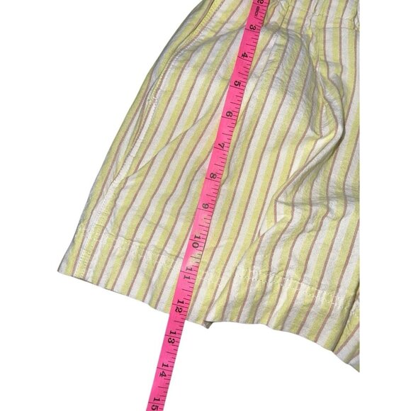 UNIQLO Women's Size XS Striped Cotton Linen Blend Shorts READ - Picture 6 of 9